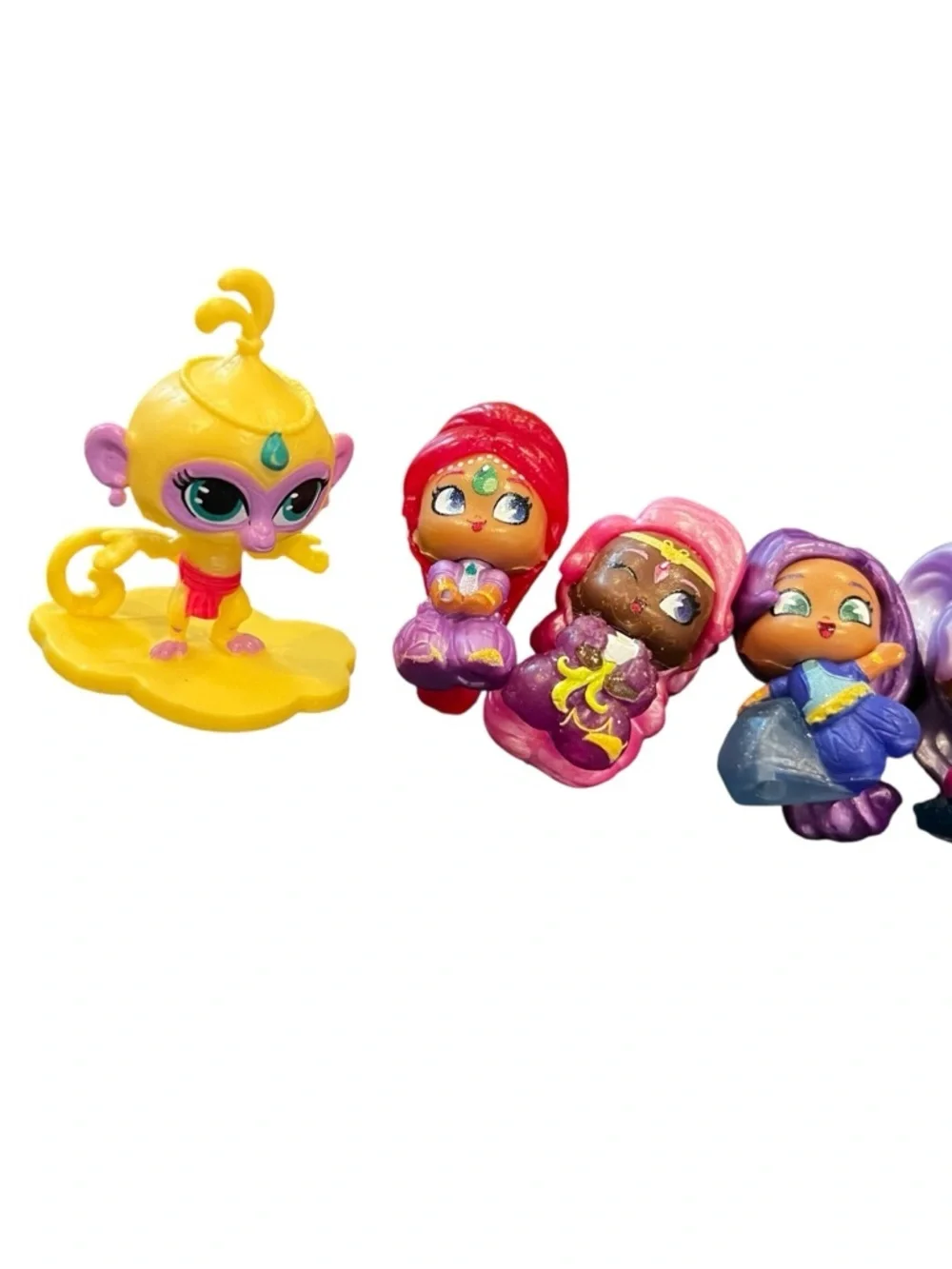 Disney shine shimmer mini dolls figures lot